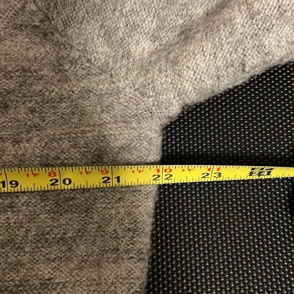 CASUAL CORNER ANNEX vintage wool full zip collared gray cardigan sweater XL - Picture 8 of 12